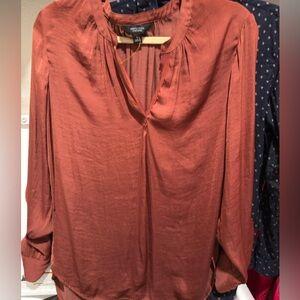 Simply Vera Vera Wang Women's Top in Rich Rust